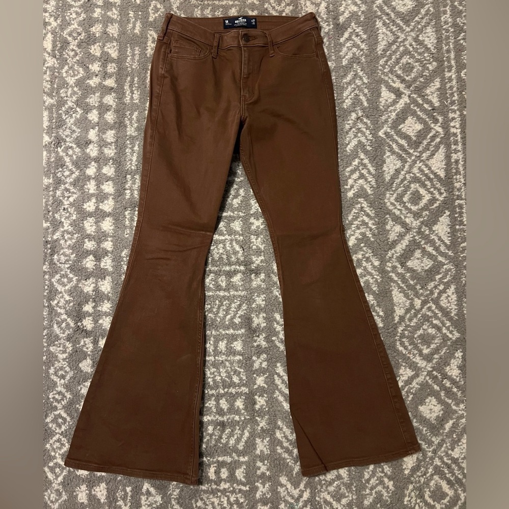 Hollister High-Rise Vintage Flare Pants in Brown size 27 (V116)
